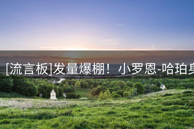 [流言板]发量爆棚！小罗恩-哈珀身穿‘小龙虾’的训练服进行训练
